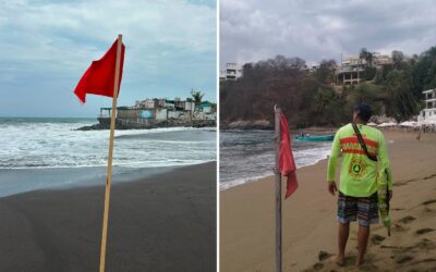 ALERTA UEPC POR MAR DE FONDO EN COSTAS DE COLIMA, EXHORTA A NO INGRESAR AL OCÉANO