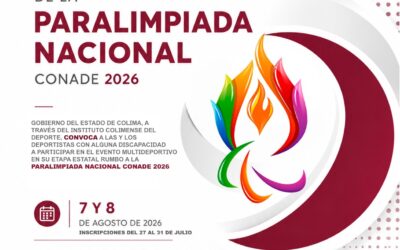 LANZA INDOCE CONVOCATORIA PARA 7 Y 8 DE AGOSTO EN LA ESTAPA ESTATAL DE LA PARALIMPIADA NACIONAL 2026