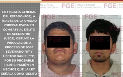 APORTA FGE ELEMENTOS PARA VINCULAR A DOS PRESUNTOS SECUESTRADORES, ESTARÁN TRAS LAS REJAS DURANTE INVESTIGACIÓN