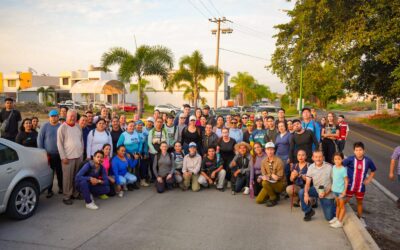 DA TEY BANDERAZO DEL PRIMER FESTIVAL DE SENDERISMO EN VILLA DE ÁLVAREZ