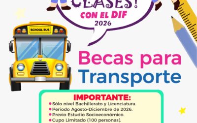 PRESENTA TEY GUTIÉRREZ BECAS ESCOLARES PARA TRANSPORTE