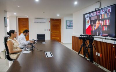 PARTICIPA INDIRA VIZCAÍNO EN REUNIÓN CON CLAUDIA SHEINBAUM PARA REVISAR AVANCES Y CONSOLIDANCIÓN DEL IMSS BIENESTAR