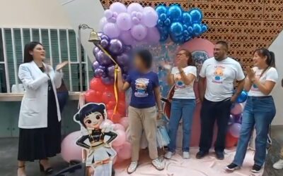 COMPARTE IMSS COLIMA MENSAJE DE ESPERANZA CON TOQUE DE LA CAMPANA POR AINARA