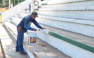EL AYUNTAMIENTO DE COLIMA REVITALIZA LA CANCHA DEL TRADICIONAL BARRIO «EL MEZCALITO»