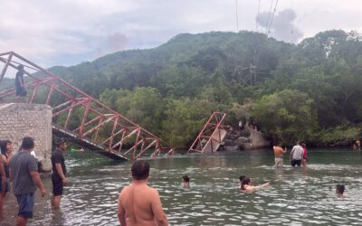 COLAPSÓ PUENTE DE LA BOQUITA, ESTRUCTURA CON DEFICIENCIAS DESDE SU CONSTRUCCIÓN EN 2017