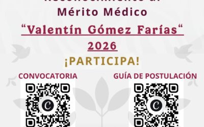 SALUD COLIMA INVITA A REGISTRAR MÉDICAS Y MÉDICOS AL RECONOCIMIENTO «VALENTÍN GÓMEZ FARÍAS»; POSTULACIONES CIERRAN EL 21 DE AGOSTO