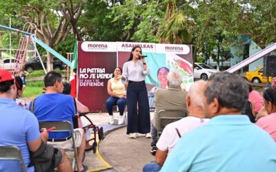 REALIZA ASAMBLEA ROSI BAYARDO EN SOLIDARIDAD, VDEA, PARA DEFENDER LA CUARTA TRANSFORMACIÓN