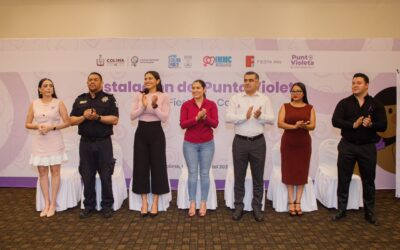 INDIRA VIZCAÍNO INAUGURÓ EL SÉPTIMO PUNTO VIOLETA EN COLIMA PARA ATENDER  A MUJERES VÍCTIMAS DE VIOLENCIA; FUNCIONARÁ 24/7