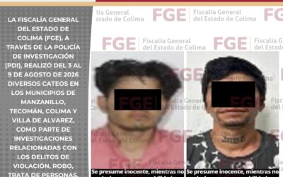 PDI REALIZA CATEOS SIMULTÁNEOS EN CUATRO MUNICIPIOS; FGE MARCA UN ANTES Y UN DESPUÉS EN LA INVESTIGACIÓN DE DELITOS