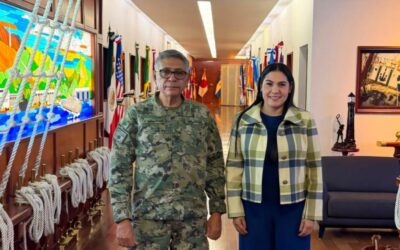 GOBERNADORA DE COLIMA Y SECRETARIO DE MARINA DAN SEGUIMIENTO A ACCIONES A FAVOR DEL ESTADO Y DEL PUERTO DE MANZANILLO