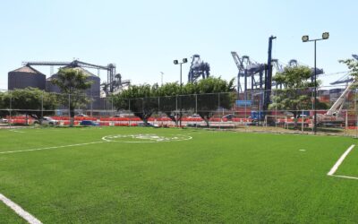 AYUNTAMIENTO DE MANZANILLO EN LA CONSTRUCCIÓN DE TRES CANCHAS DE FÚTBOL 5
