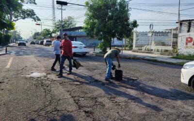 INTENSIFICA MUNICIPIO CAPITALINO ATENCIÓN EN CALLES Y BACHES EN ESTA ÉPOCA DE LLUVIAS