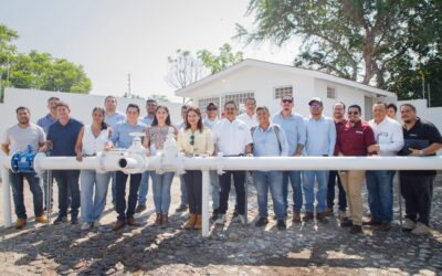 GOBERNADORA INDIRA VIZCAÍNO Y TITULAR DE CONAGUA SUPERVISARON AVANCE DE 45% EN LA CONSTRUCCIÓN DEL ACUEDUCTO «AGUA PARA COLIMA»