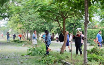 ENCABEZA TEY MACRO BRIGADA DE LIMPIEZA EN AVENIDA LORENZO LÓPEZ LLERENAS