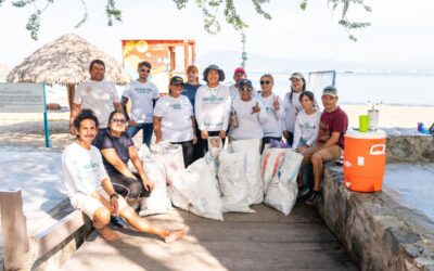 AYUNTAMIENTO DE MANZANILLO REFUERZA LIMPIEZA DE PLAYAS CON JORNADA EN SAN PEDRITO