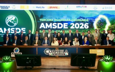 PACO RODRÍGUEZ PARTICIPA EN ASAMBLEA NACIONAL DE LA AMSDE PARA FORTALECER OPORTUNIDADES PARA COLIMA