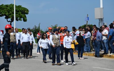 ENCABEZA ASIPONA SIMULACRO PREVENTIVO ANTE SISMOS