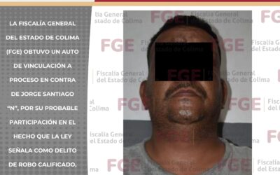 VINCULAN A PROCESO A HOMBRE POR ROBO COMETIDO EN VIVIENDA DE VILLA DE ÁLVAREZ 