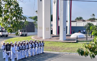 PARTICIPA SEXTA REGIÓN NAVAL EN CEREMONIA POR EL 179 ANIVERSARIO DE LA GESTA HEROICA DE CHAPULTEPEC