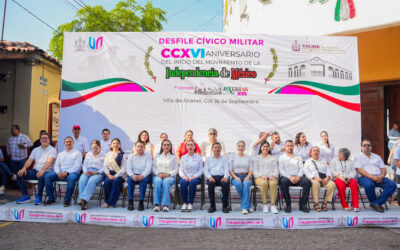 EN VDEA ‎PARTICIPARON 2 MIL 100 EN DESFILE DE INDEPENDENCIA