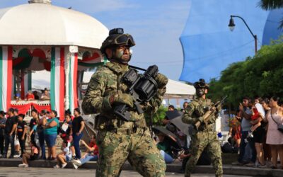 MANZANILLO CONMEMORÓ LA INDEPENDENCIA DE MÉXICO CON TRADICIONAL DESFILE CÍVICO-MILITAR
