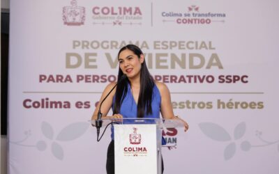 INDIRA VIZCAÍNO PRESENTÓ «COLIMA EN CASA DE NUESTROS HÉROES» PROGRAMA ESPECIAL DE VIVIENDA PARA POLICÍAS