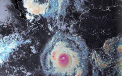 HURACÁN «POLO» SE INTENSIFICA NUEVAMENTE CATEGORÍA 5;  UEPC COLIMA MANTIENE VIGILANCIA PERMANENTE Y EL DESPLIEGUE DE ACCIONES OPERATIVAS PREVENTIVAS