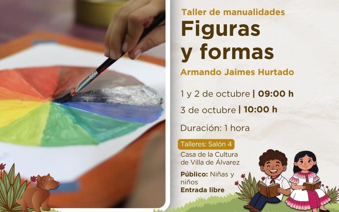 CULTURA COLIMA OFRECERÁ TALLERES GRATUITOS A INFANCIAS EN LA «FERIA DEL LIBRO 2026»
