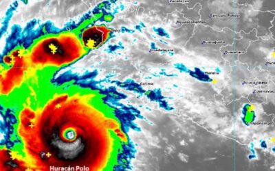 SE ALEJA ‘POLO’, COLIMA MANTIENE MEDIDAS PREVENTIVAS ANTE EL HURACAN QUE SIGUE EN CATEGORÍA 4