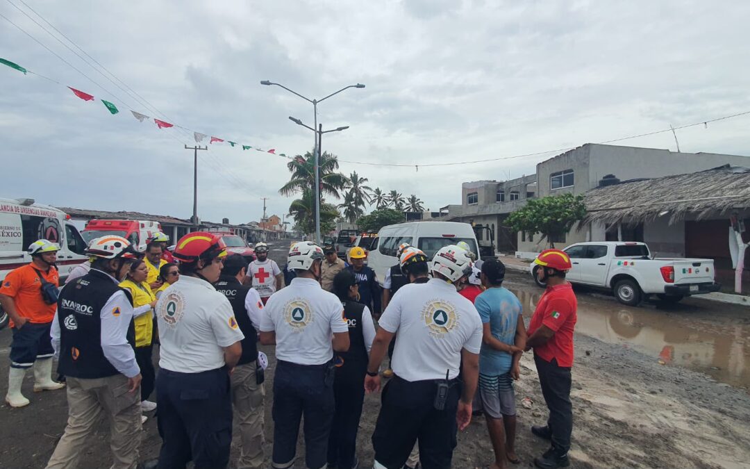 SALDO BLANCO EN EL ESTADO DE COLIMA TRAS PASO DEL HURACÁN «POLO»; UEPC MANTIENE VIGILANCIA PERMANENTE POR MAR DE FONDO