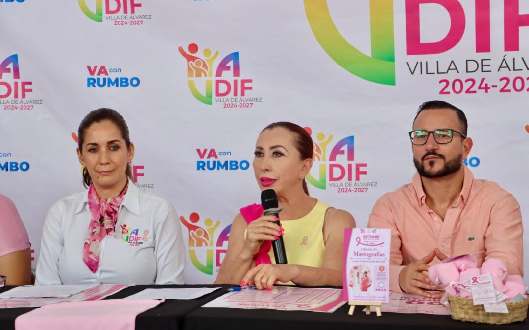 ANUNCIA TEY LAS ACTIVIDADES DEL MES ROSA; HABRÁ 200 MASTOGRAFÍAS GRATIS