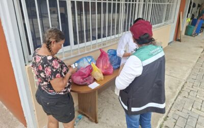 SALUD COLIMA y COESPRIS REFUERZAN VIGILANCIA SANITARIA EN ZONAS AFECTADAS POR LLUVIAS EN MANZANILLO