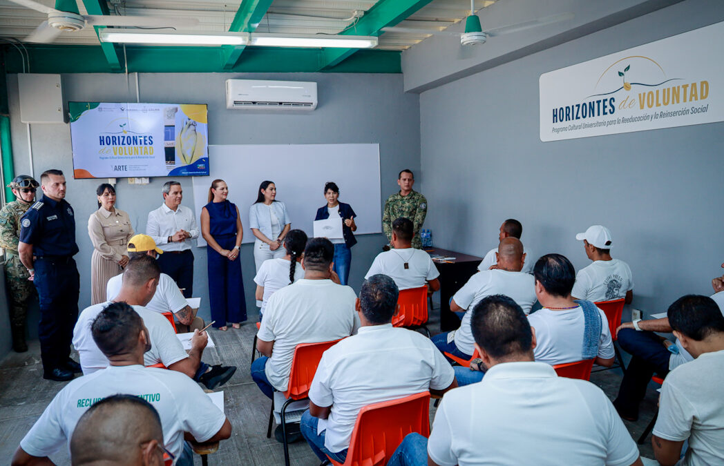 ARRANCA «HORIZONTES DE VOLUNTAD» CON LA APERTURA DE UN AULA UNIVERSITARIA EN EL CENTRO PENITENCIERO VARONIL