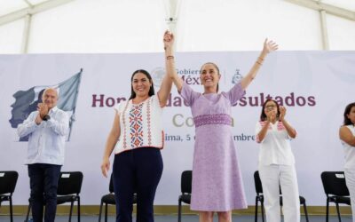 DESTACA ROSI BAYARDO QUE PRESIDENTA Y GOBERNADORA HACEN EQUIPO PARA LLEVAR MÁS BIENESTAR A COLIMA