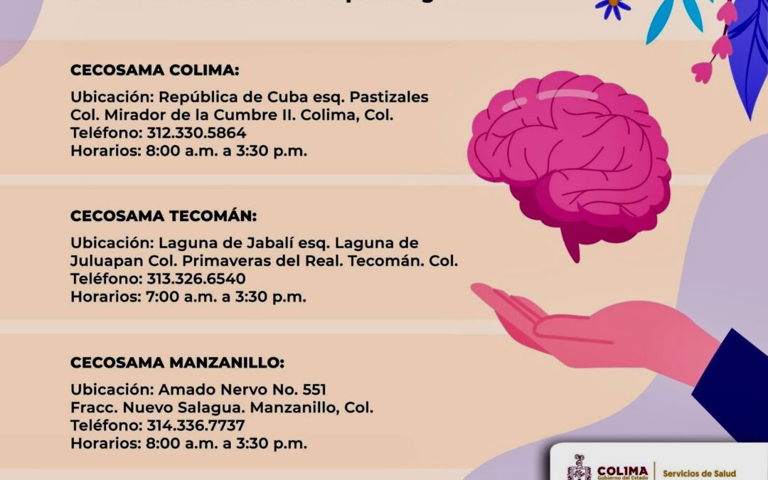 SALUD COLIMA ALERTA SOBRE SÍNTOMAS DE LA DEPRESIÓN Y RECOMIENDA ATENCIÓN INMEDIATA