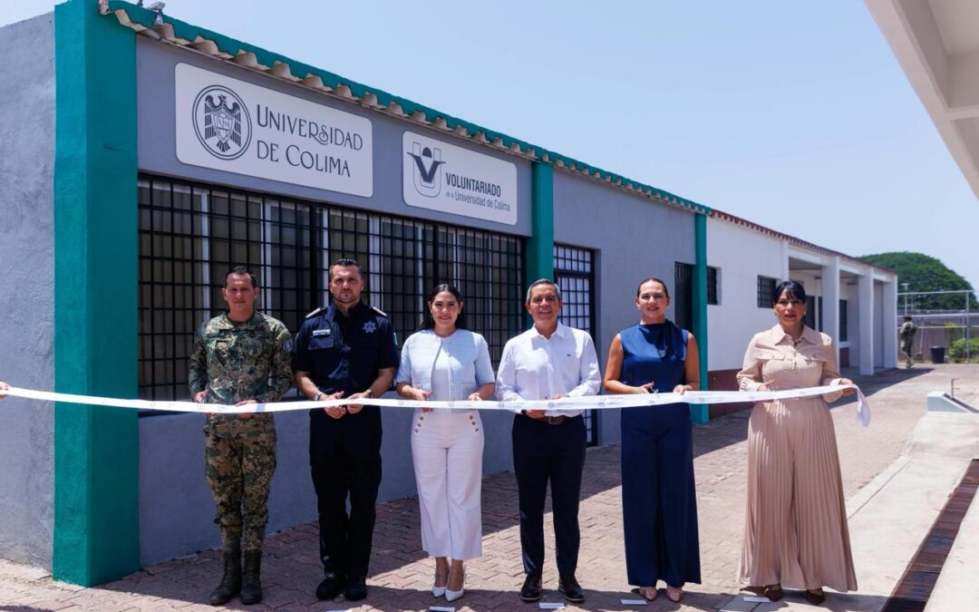 GOBERNADORA, RECTOR Y PRESIDENTA DE VOLUNTARIADO INAUGURARON AULA DE UDEC EN EL CERESO DE COLIMA