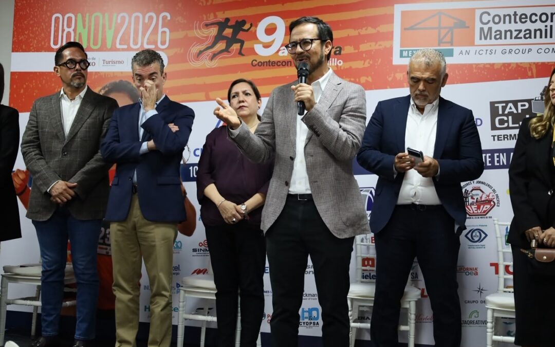 GOBIERNO DEL ESTADO DE COLIMA E IP PRESENTAN EN CDMX LA 9a CARRERA CON CAUSA CONTECON MANZANILLO