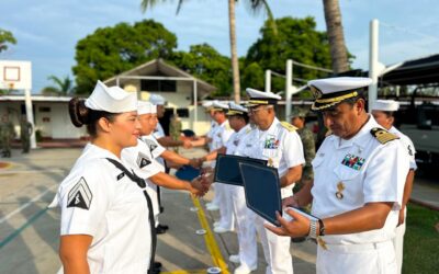RECONOCE LA MARINA DE MÉXICO A PERSONAL DE LA ARMADA EN MANZANILLO
