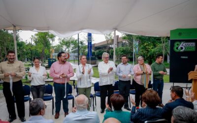 DEVELAN OBRA DE SEBASTIÁN E INAUGURAN EL JARDÍN DEL SABER, EN EL CAMPUS CENTRAL