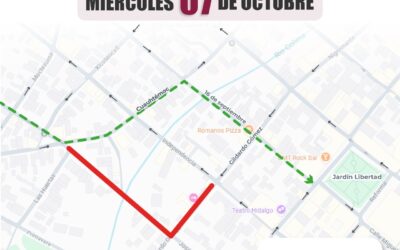 SEIDUM ANUNCIA CIERRE DE VIALIDAD EN CRUCE DE CALLES JOSÉ ANTONIO DÍAZ Y GILDARDO GÓMEZ, POR OBRAS DEL COLECTOR CENTRAL