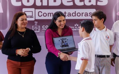 INICIÓ LA ENTREGA DE COLIBECAS COMPUTADORAS POR QUINTO AÑO, COMENZÓ EN CUAUHTÉMOC