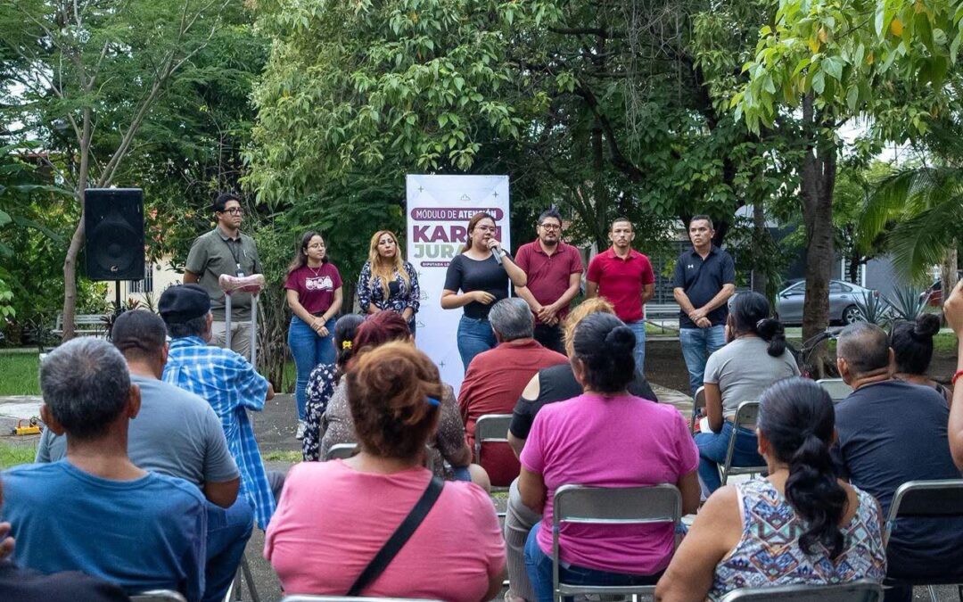 KAREN JURADO LLEVA EL BIENESTAR A LAS COLONIAS DE VILLA DE ÁLVAREZ