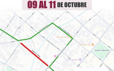 SEIDUM TRABAJA EN EL COLECTOR CENTRALDE COLIMA PARA USAR RUTAS ALTERNAS DEL 9 AL 11 DE OCTUBRE