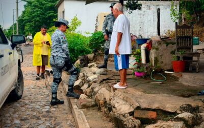 GUARDIA NACIONAL REFUERZA ACCIONES DE PREVENCIÓN Y APOYO ANTE PASO DE “SIMÓN” EN COLIMA