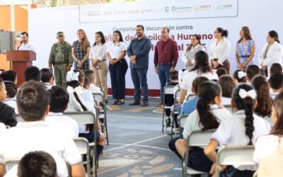 INICIAN CAMPAÑA DE VACUNACIÓN CONTRA VPH, INFLUENZA Y COVID-19
