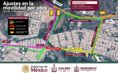 ANTICIPA SEIDUM AJUSTE A LA MOVILIDAD EN LA AVENIDA ELÍAS ZAMORA DE MANZANILLO POR OBRA DEL PSV BARRIO V