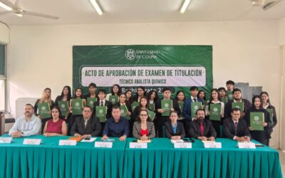 DE LAS AULAS A NUEVOS RETOS, SE TITULAN 22 JÓVENES DEL BACHILLERATO 21 EN ARMERÍA