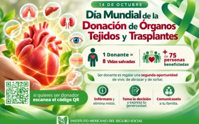 FORTALECE IMSS COLIMA CULTURA DE DONACIÓN DE ÓRGANOS Y TEJIDOS PARA BRINDAR NUEVAS OPORTUNIDADES DE VIDA
