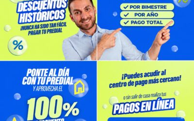 OFRECE AYUNTAMIENTO DE COLIMA DESCUENTOS HISTÓRICOS PARA PONERSE AL CORRIENTE CON EL PAGO DEL PREDIAL