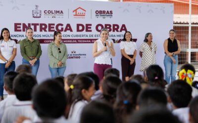 INDIRA VIZCAÍNO SUPERVISÓ Y ENTREGÓ OBRAS QUE TRANSFORMAN EN TECOMÁN